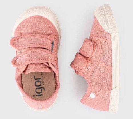 Zapatilla  Lona Canva Rosa