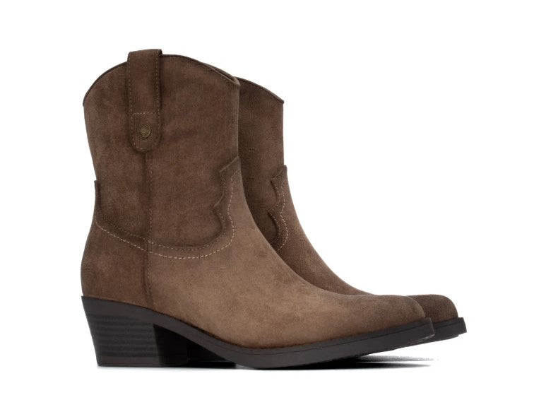 Botin Antelina Tacon Taupe