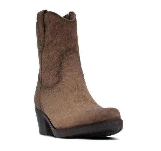 Botin Antelina Tacon Taupe