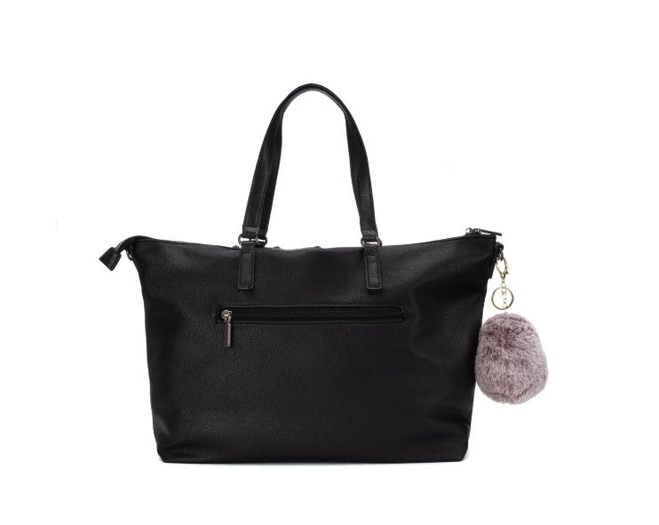 Bolso de Hombro Casual Negro