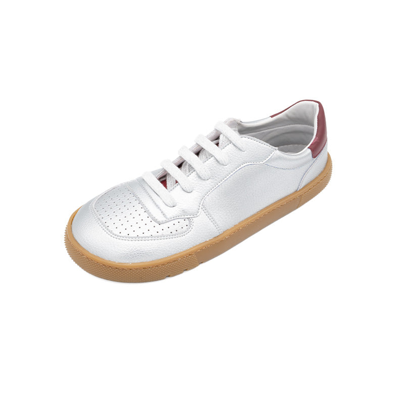 Zapatilla Piel Plata Cañada Barefoot