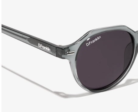 Gafas Ultra Light S Round Crystal Grey  Black