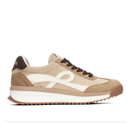 Zapatilla Ante Beige