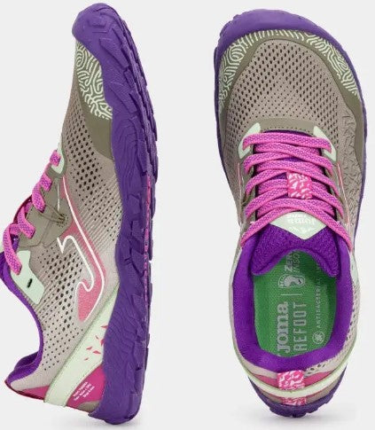 Zapatilla Barefoot Trail Tundra  Lila