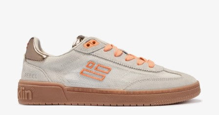 Zapatillas Rebel Mesh Off White / Orange